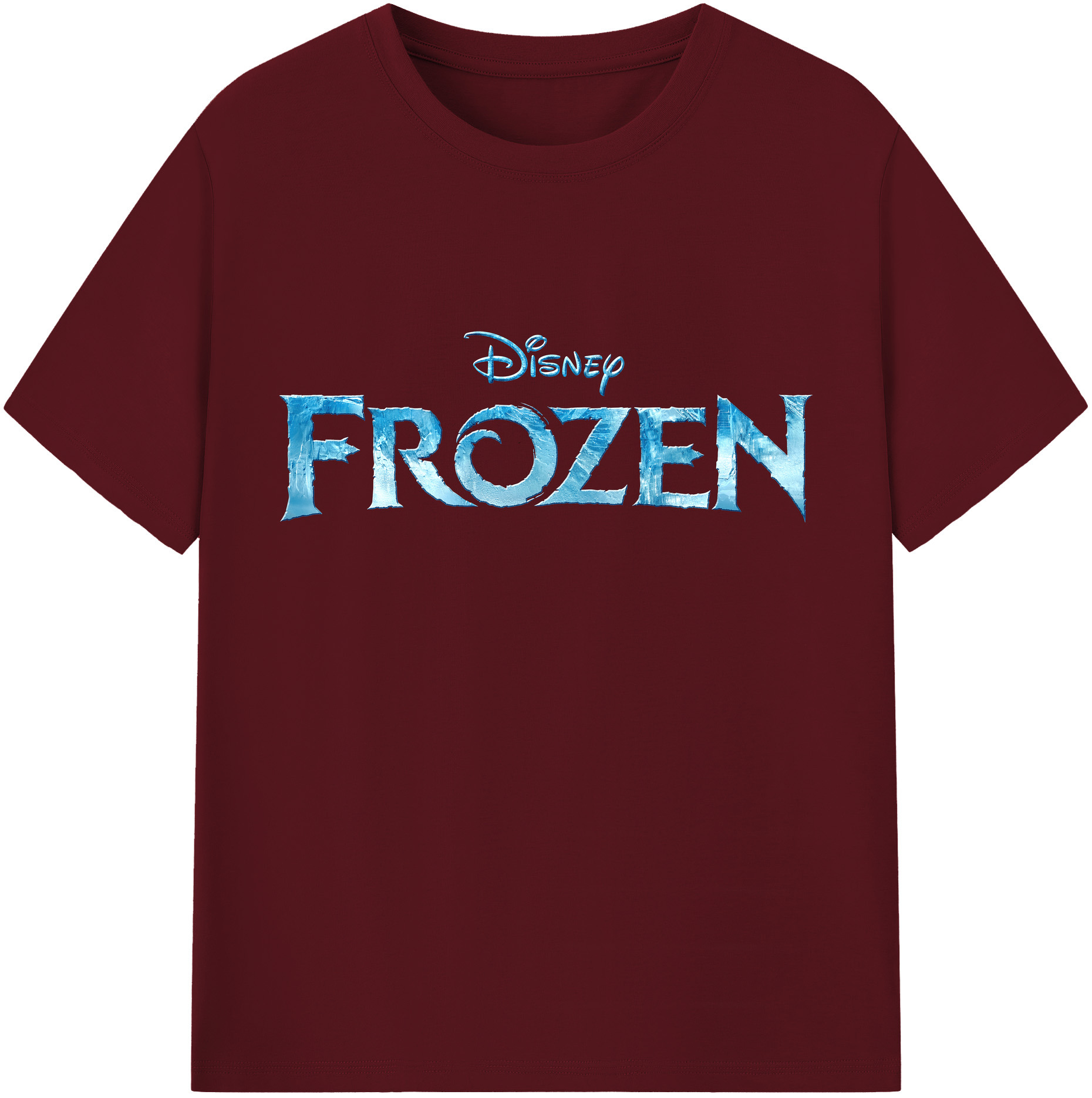 （画像用） アナと雪の女王 アンナ エルサ Frozen Anna Elsa 綿100％半袖Tシャツ（フロントプリント）